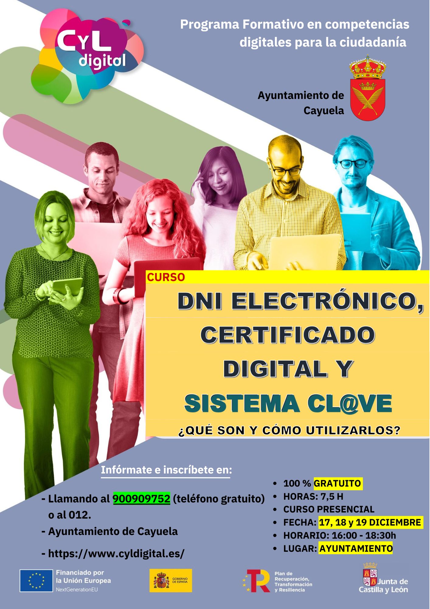 CURSO: DNI ELECTRÓNICO, CERTIFICADO DIGITAL Y SISTEMA CLAVE